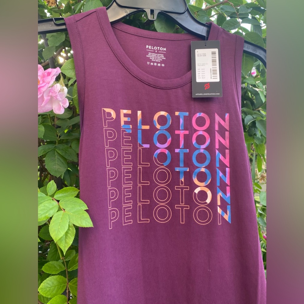 Peloton Pima Racer Tank Top - Picture 2 of 8